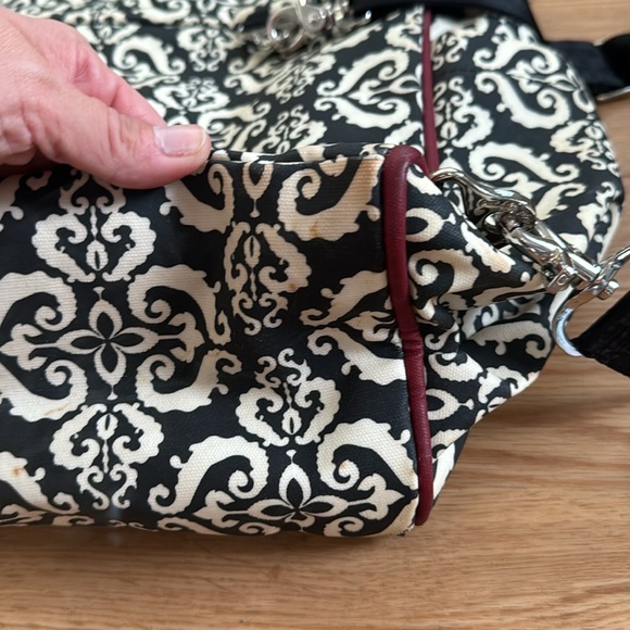 Petunia Pickle Bottom Boxy Backpack Diaper Bag in Frolicking in Fez Messenger - Picture 7 of 16